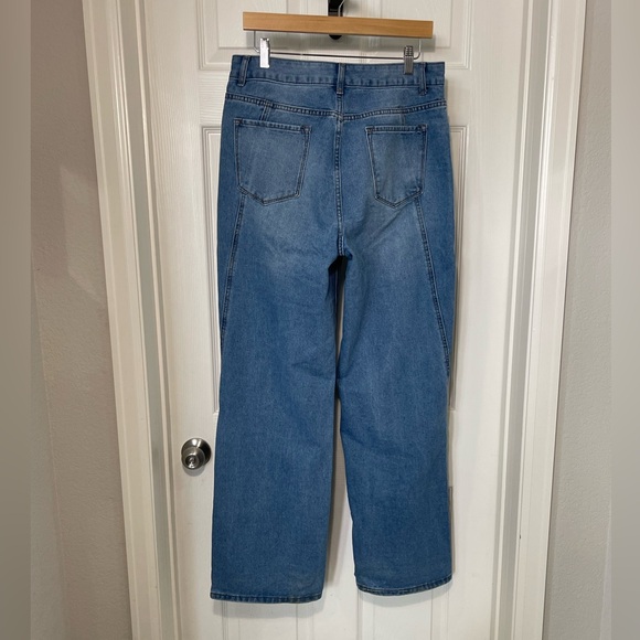 Commense Vintage Denim Straight Leg Pants Large - Picture 10 of 12